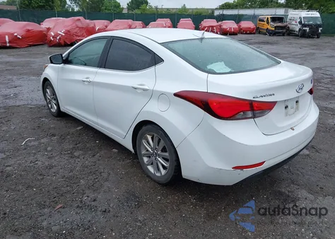 2015 Hyundai Elantra Se из США, поврежденный, VIN 5NPDH4AEXFH581854